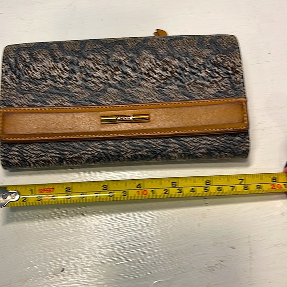 TOUS icon Wallet medium flat multi black beige, water repellent canvas - Picture 6 of 8